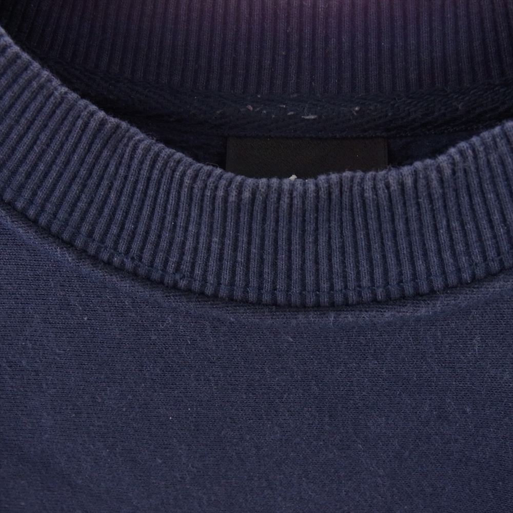 STUSSY ステューシー DRAGON STUSSY CREW ドラゴンプリント クルーネック スウェット ネイビー系 M【中古】