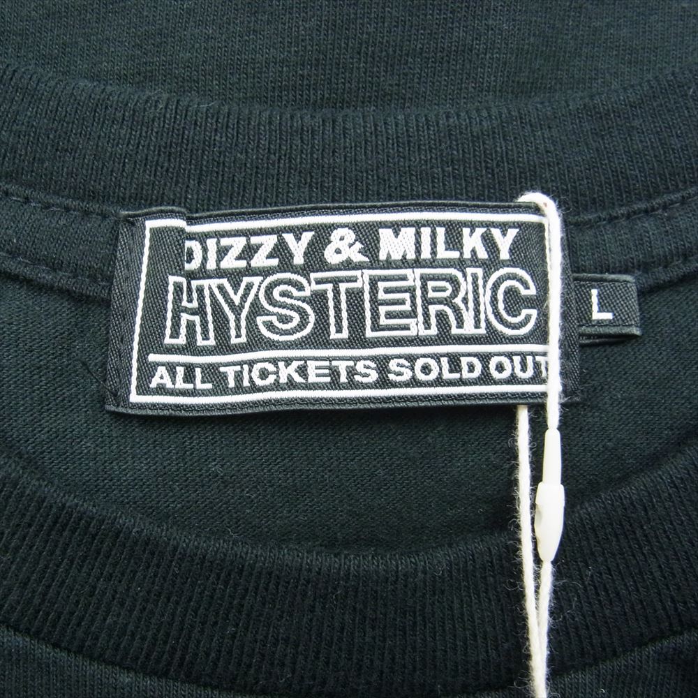 HYSTERIC GLAMOUR ヒステリックグラマー 24SS 02241CT51 TERRY RICHARDSON別注 TERRY テリー リチャードソン 半袖 Tシャツ ブラック系 L【極上美品】【中古】