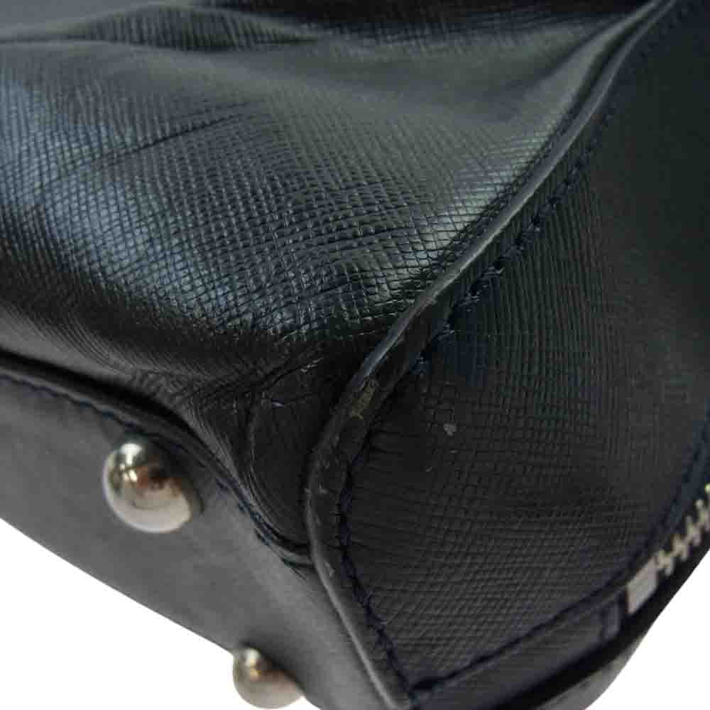 PELLE MORBIDA ペッレモルビダ PMO-CA015  Capitano キャピターノ 2WAY ショルダーバッグ ブリーフケース  ネイビー系【中古】