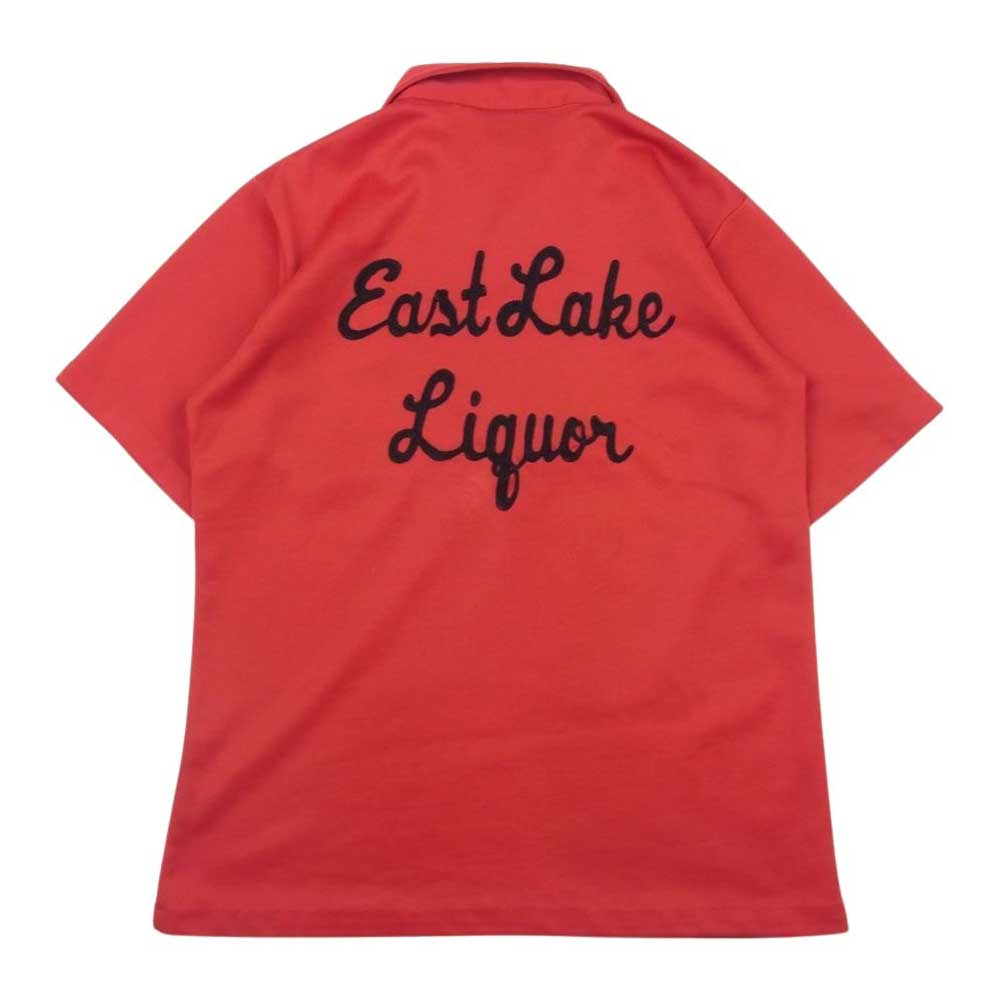 エンジェルタウン USA製 プルオーバー ボーリング シャツ レッド系 M【中古】