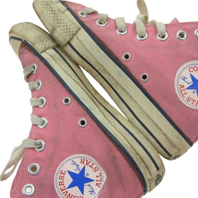 CONVERSE コンバース 90s USA製 ALL STAR オールスター ハイカット スニーカー ピンク ピンク系 US3【中古】