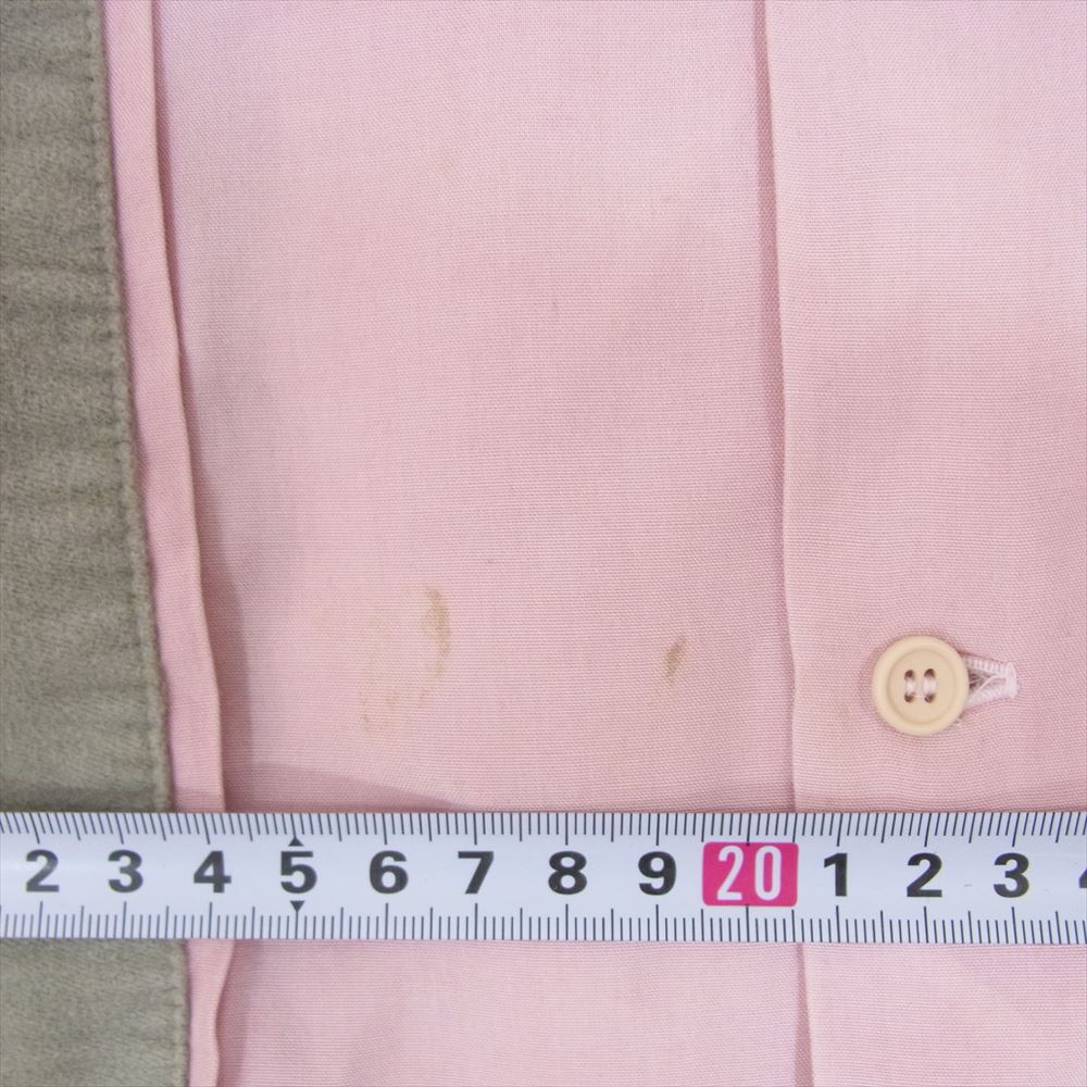 ピンクドラゴン オープンカラー 半袖 シャツ ピンク系 サイズ表記無【中古】