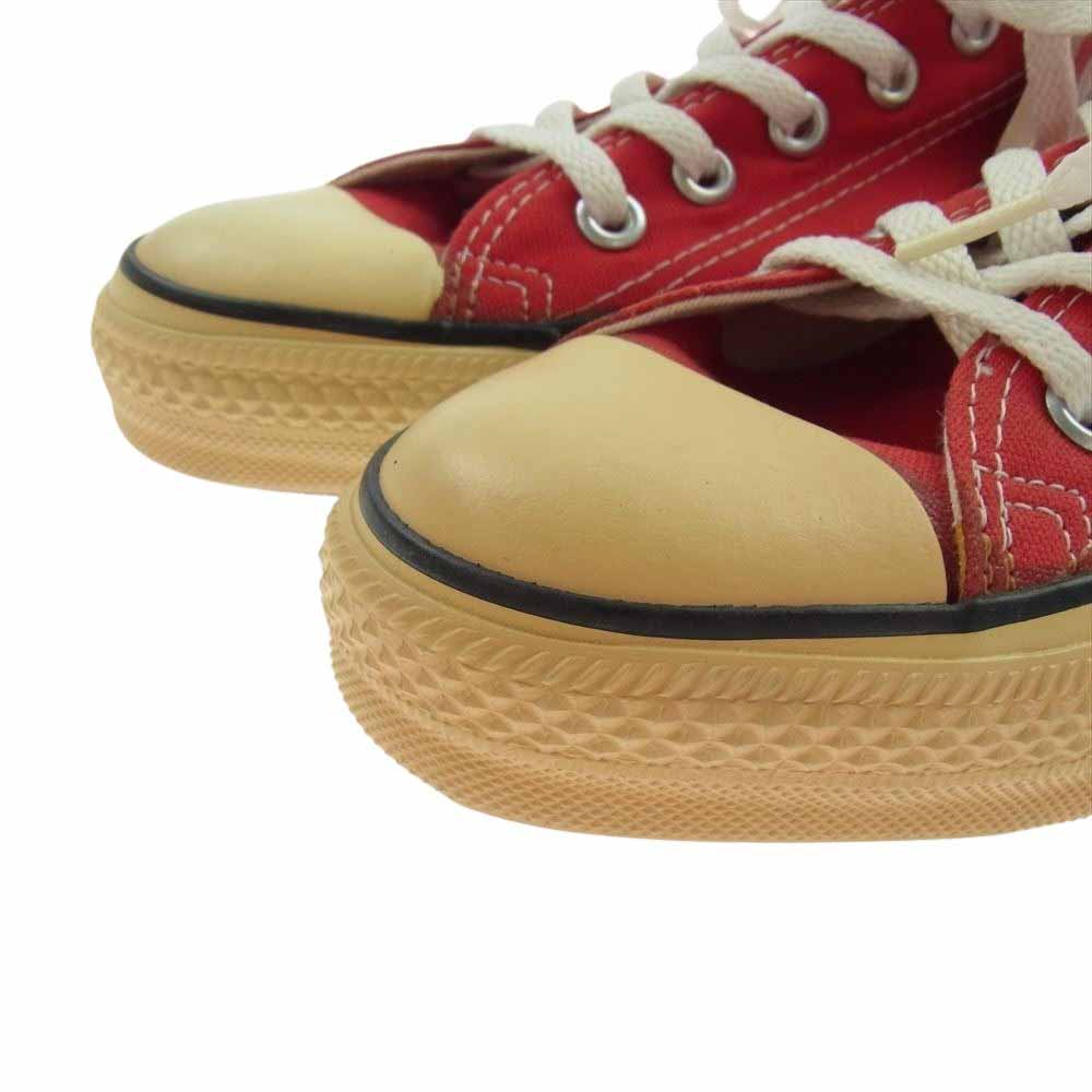 CONVERSE コンバース 90s USA製 ALL STAR オールスター ローカット キャンバス スニーカー レッド系 US7【中古】