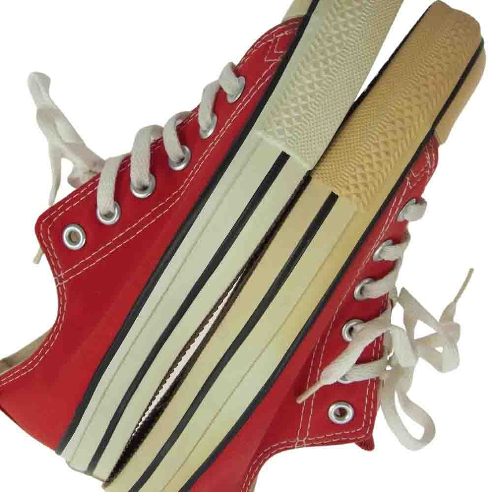 CONVERSE コンバース 90s USA製 ALL STAR オールスター ローカット キャンバス スニーカー レッド系 US7【中古】