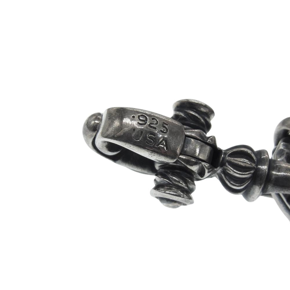 LEONARD KAMHOUT レナードカムホート クレーン ベル クリップ キークラスプ M シルバー系【中古】