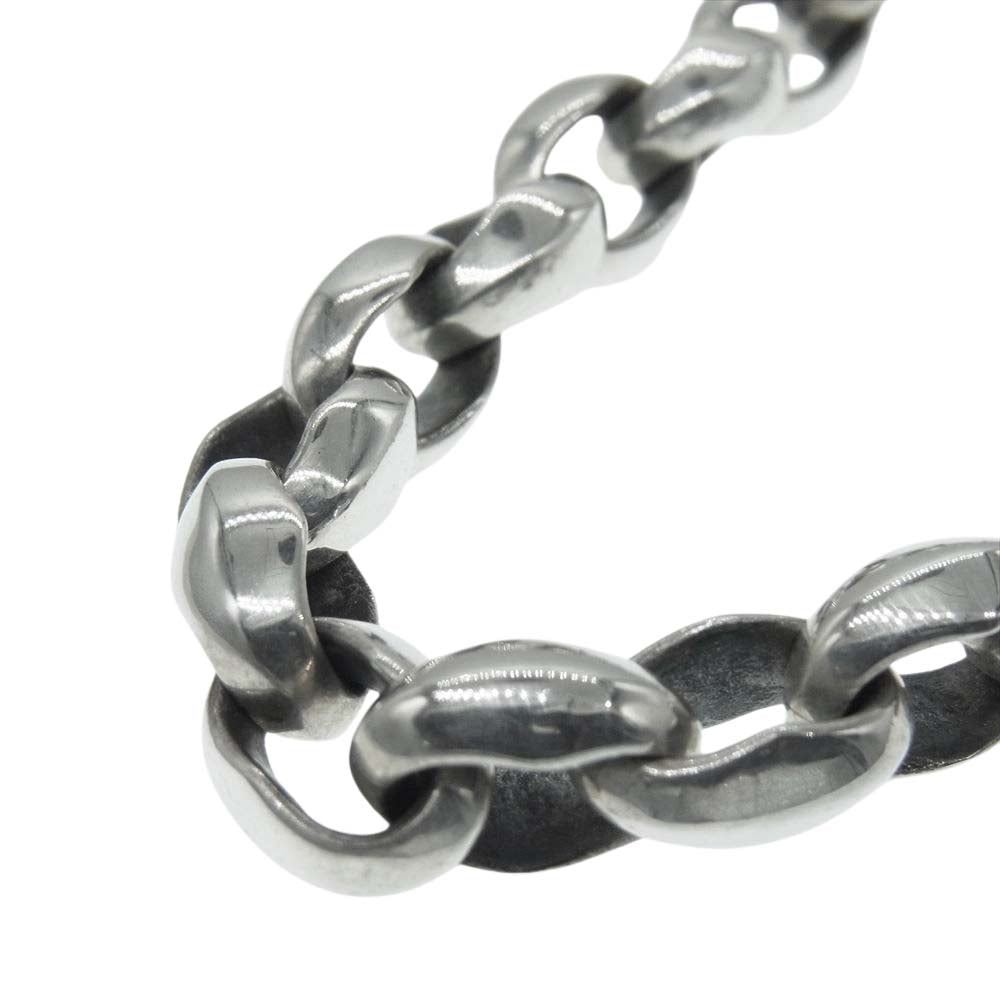 LEONARD KAMHOUT レナードカムホート シルク リンク S プレーンサークル チェーン ネックレス シルバー系【中古】