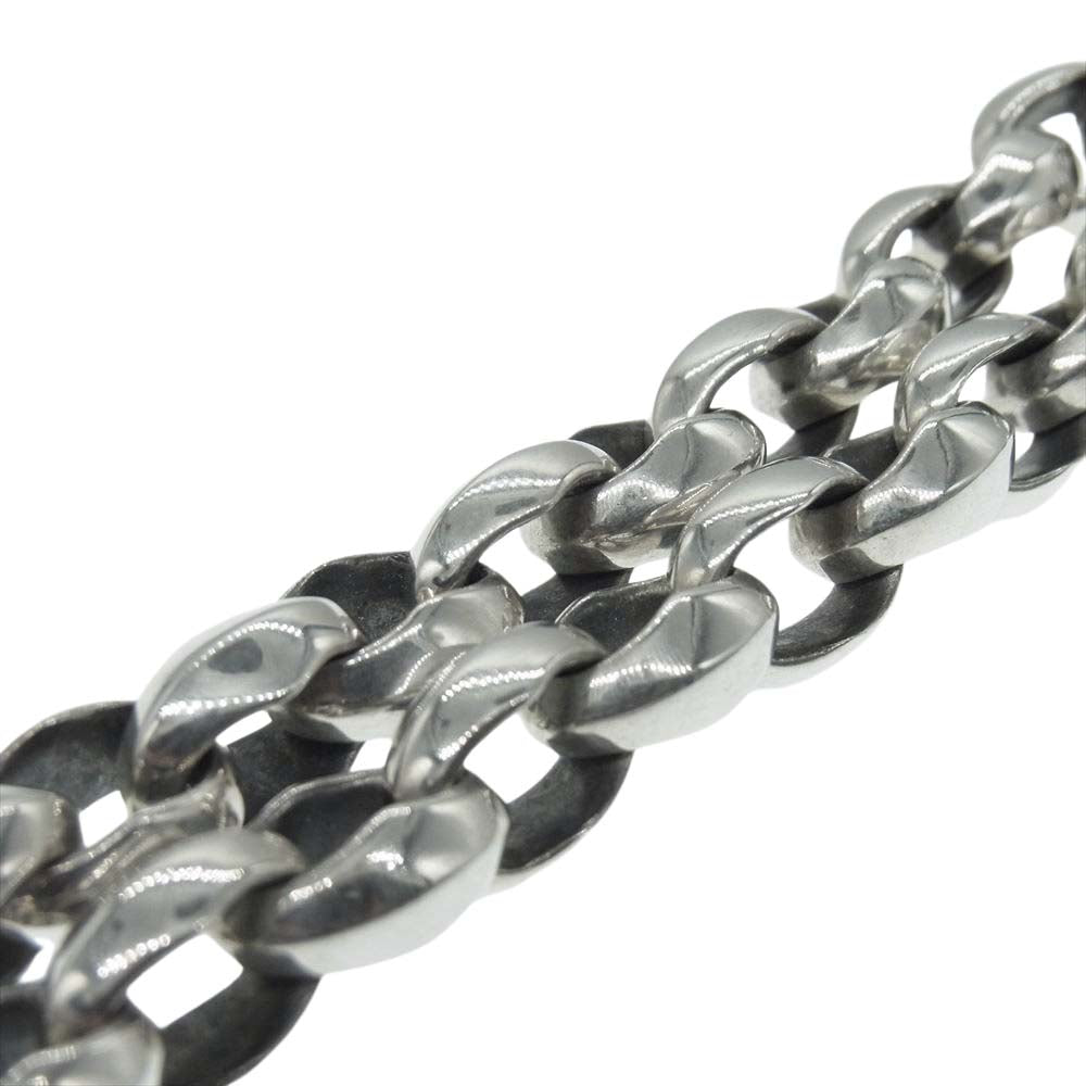 LEONARD KAMHOUT レナードカムホート シルク リンク S プレーンサークル チェーン ネックレス シルバー系【中古】