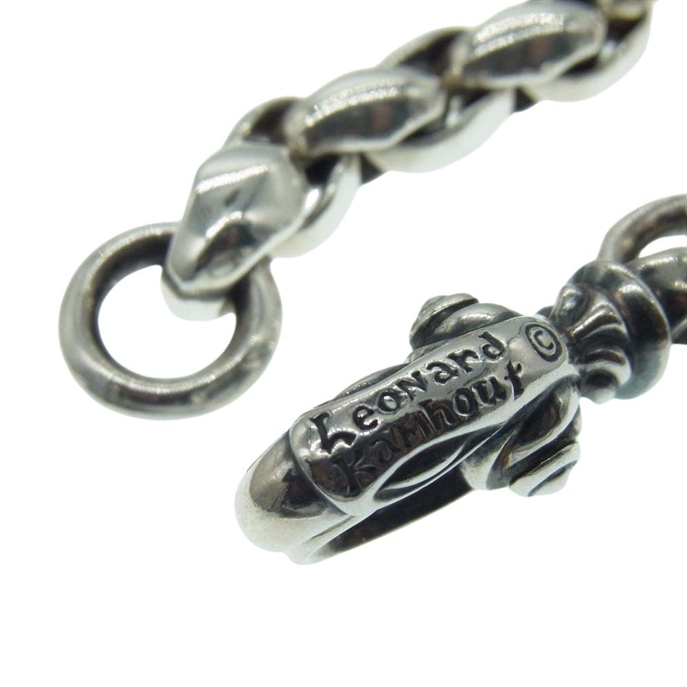 LEONARD KAMHOUT レナードカムホート シルク リンク S プレーンサークル チェーン ネックレス シルバー系【中古】