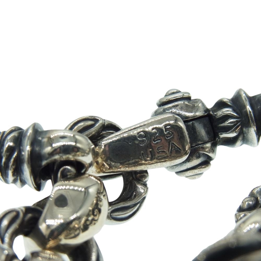LEONARD KAMHOUT レナードカムホート MFB-0010-B 1ドーヴベル シルクリンク シグネット ブレスレット シルバー系【中古】