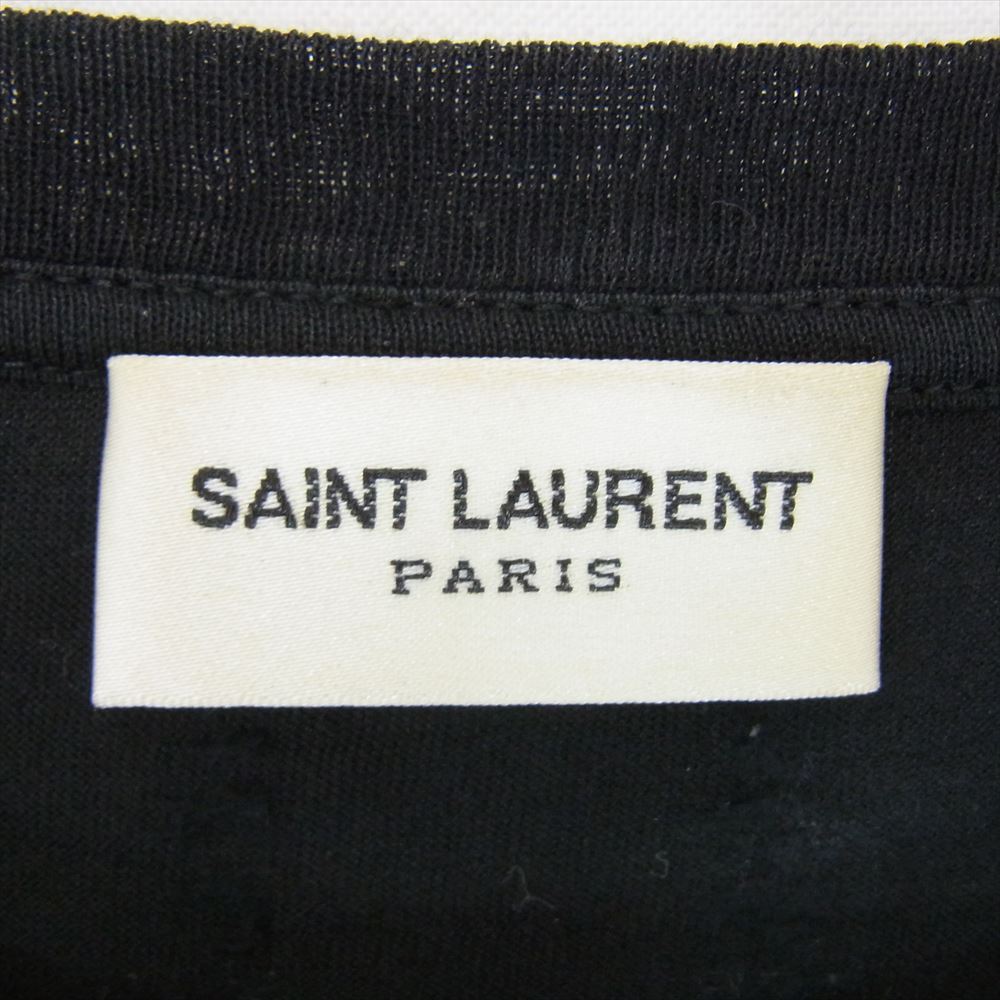 SAINT LAURENT サンローラン 377670 Y2JT1 Mr X 半袖 Tシャツ カットソー ブラック系 S【中古】