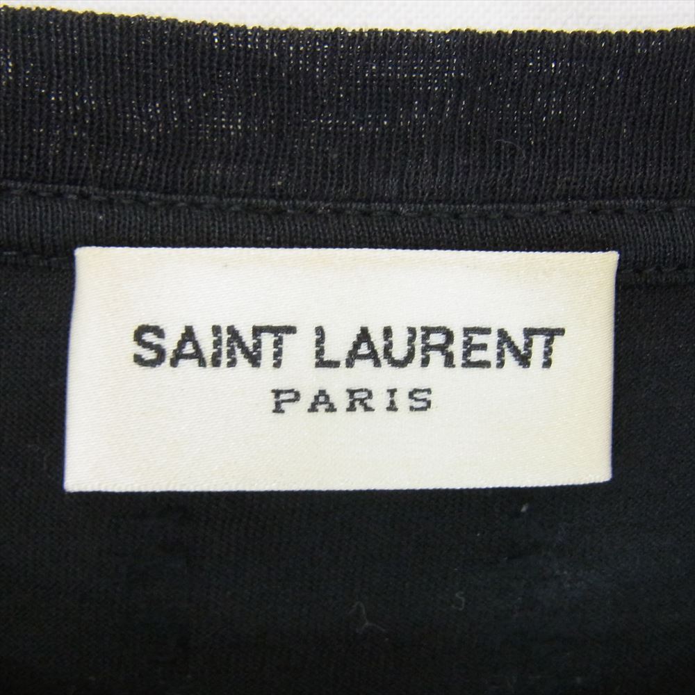 SAINT LAURENT サンローラン 377670 Y2JT1 Mr X 半袖 Tシャツ カットソー ブラック系 S【中古】
