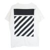 OFF-WHITE オフホワイト 16AW 2016 プリントデザイン クルーネック Tシャツ ホワイト系 M【中古】