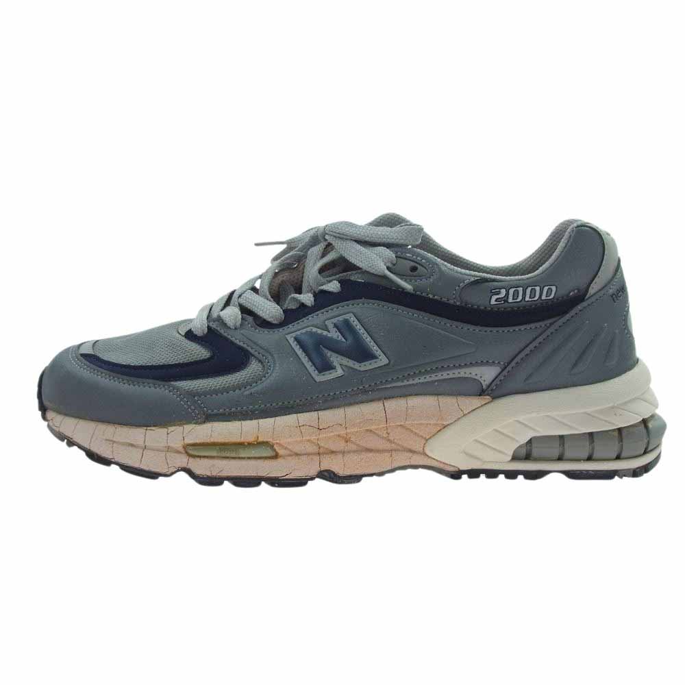 NEW BALANCE ニューバランス M2000GR 観賞用 USA製 メッシュ スニーカー グレー系 US9.5【中古】