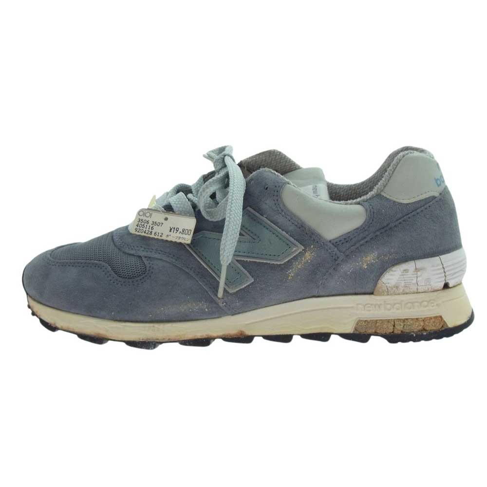 NEW BALANCE ニューバランス M1400SB 観賞用 USA製 スエード メッシュ スニーカー ブルー系 9D【中古】