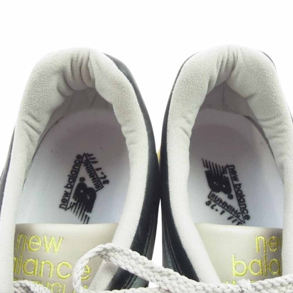 NEW BALANCE ニューバランス M1500GYM 観賞用 英国製 1500 スエード メッシュ スニーカー グレー イエロー グレー系 イエロー系 9.5D【中古】