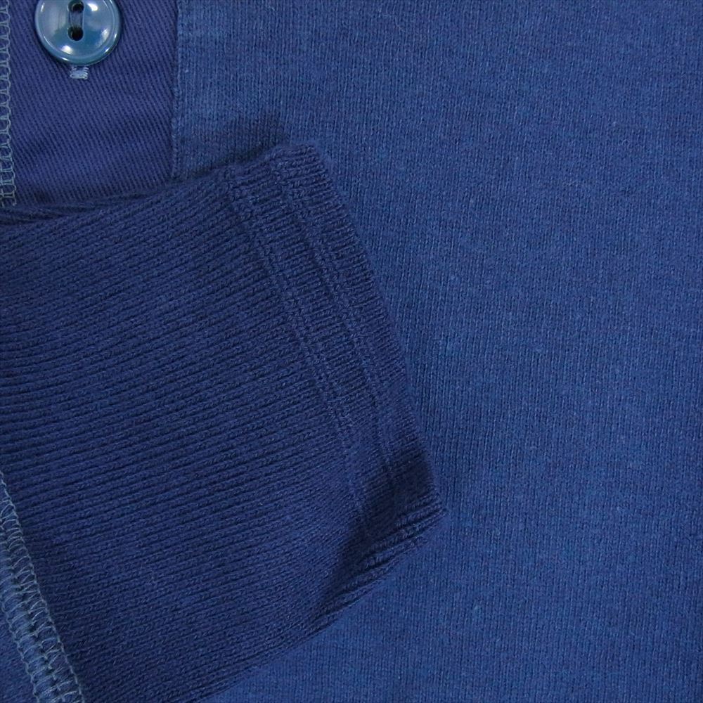 Pherrow's フェローズ PCT2 ヘンリーネック Tシャツ ネイビー系 XL【極上美品】【中古】