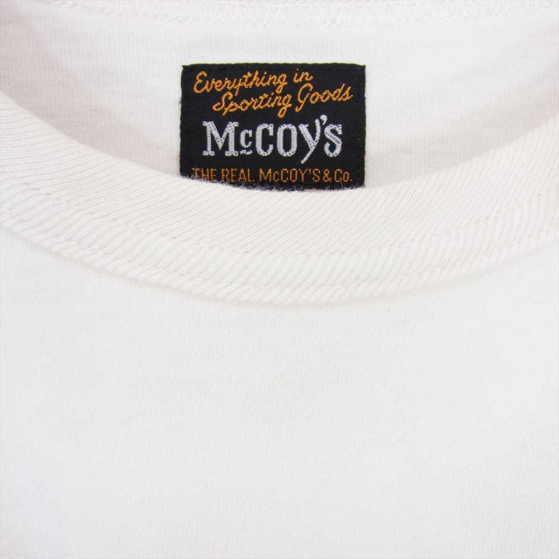 The REAL McCOY'S ザリアルマッコイズ U.S.AIRFORCE プリント 半袖 Tシャツ ホワイト系 38【中古】