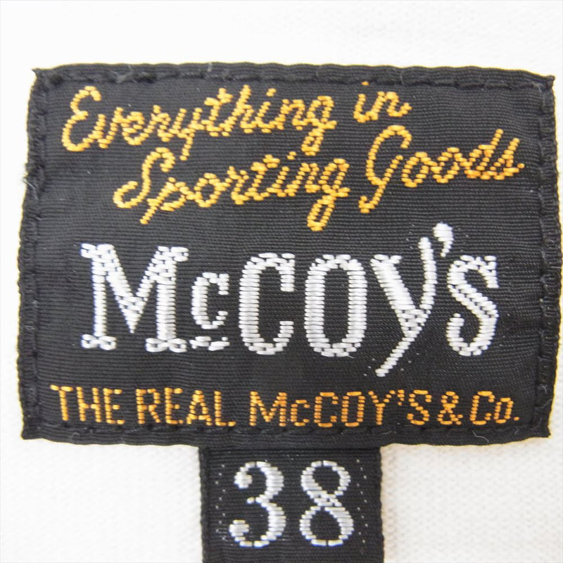 The REAL McCOY'S ザリアルマッコイズ U.S.AIRFORCE プリント 半袖 Tシャツ ホワイト系 38【中古】