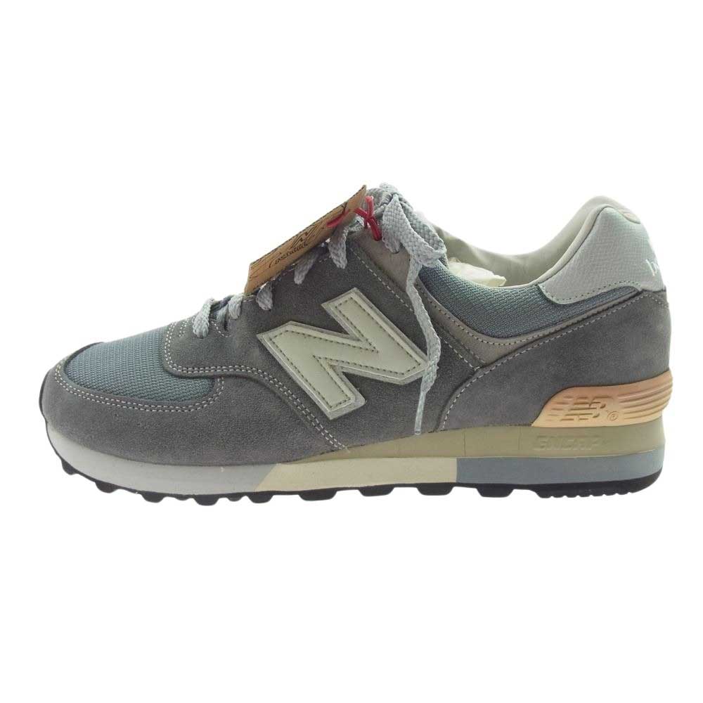 NEW BALANCE ニューバランス  M576SGA 観賞用 英国製 576 スエード メッシュ スニーカー グレー系 9.5D【中古】