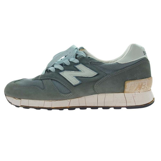 NEW BALANCE ニューバランス M1300J 観賞用 USA製 スエード メッシュ スニーカー グレー系 9.5D【中古】