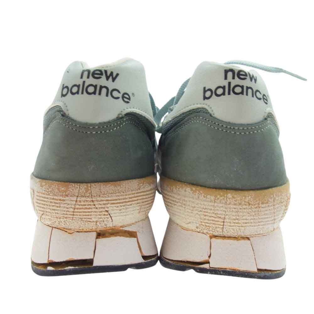 NEW BALANCE ニューバランス M1300J 観賞用 USA製 スエード メッシュ スニーカー グレー系 9.5D【中古】