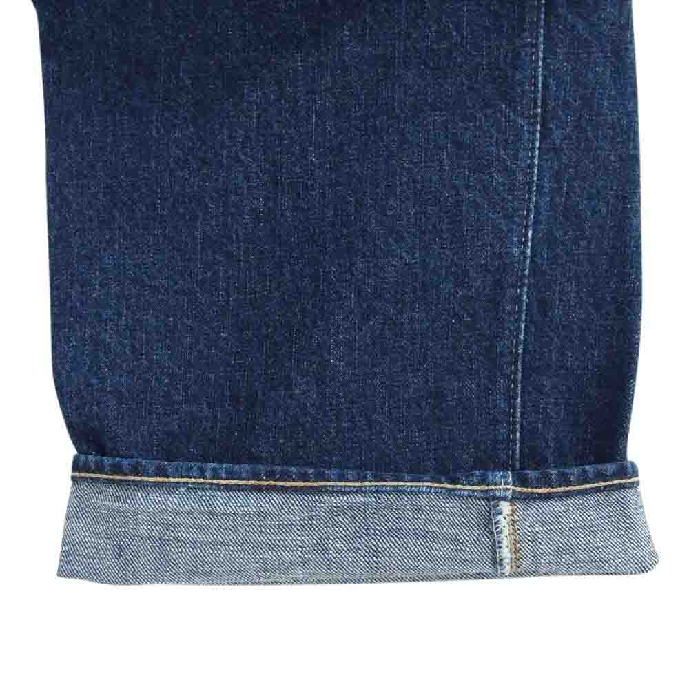 FULLCOUNT フルカウント 1101 STRAIGHT DENIM ボタンフライ ストレート デニム パンツ インディゴブルー系 36【中古】