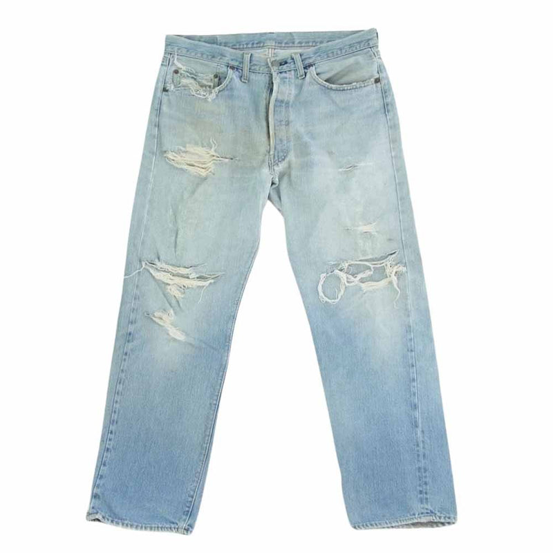 Levi's リーバイス ヴィンテージ 501 66前期 スモールe ストレート デニム パンツ インディゴブルー系【中古】