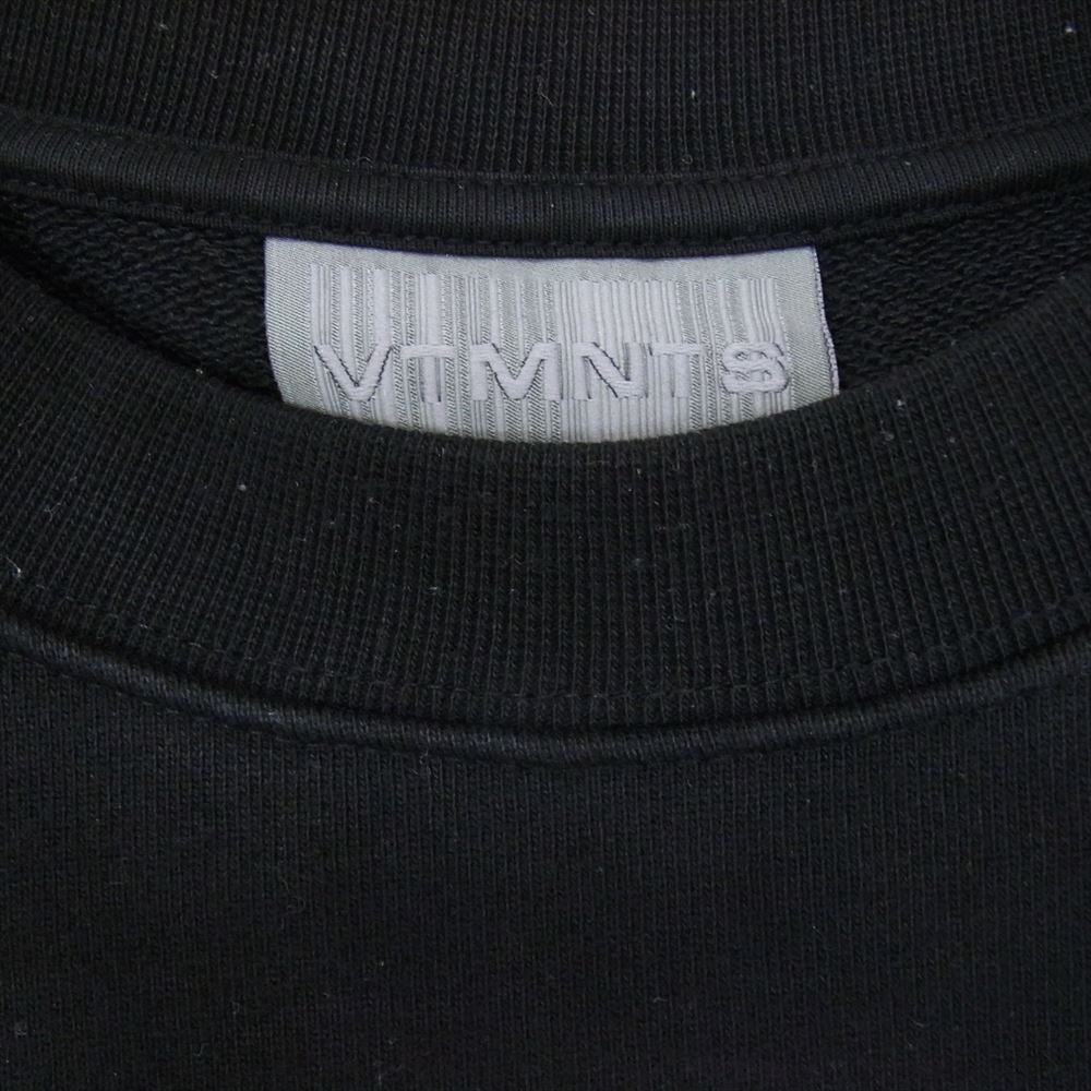 VETEMENTS ヴェトモン VL12TR140B VTMNTS BARCODE SWEATSHIRT バーコード スウェットシャツ トレーナー ブラック系 L【中古】