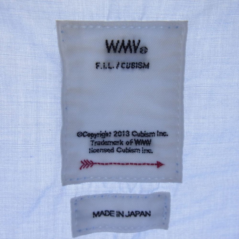 VISVIM ビズビム 320205017002 WMV LONG SHIRT OP BLUE オープンカラー ロング シャツ 長袖 ブルー ライトブルー系 .00【美品】【中古】