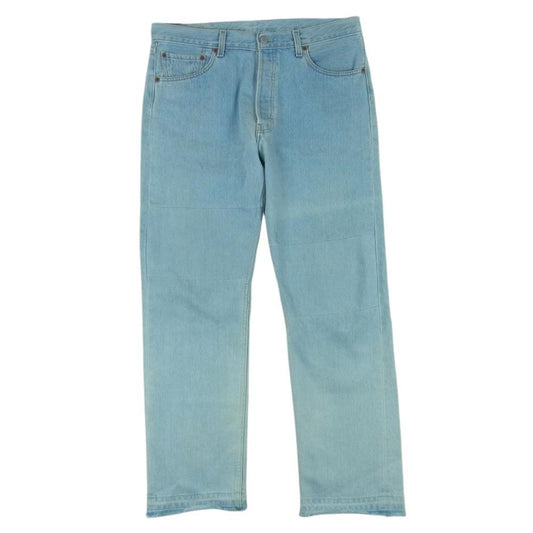 ラブ―クル リーバイス リメイク 再構築 デニム パンツ 日本製 インディゴブルー系 L【中古】