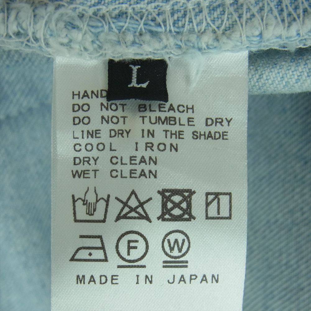 ラブ―クル リーバイス リメイク 再構築 デニム パンツ 日本製 インディゴブルー系 L【中古】