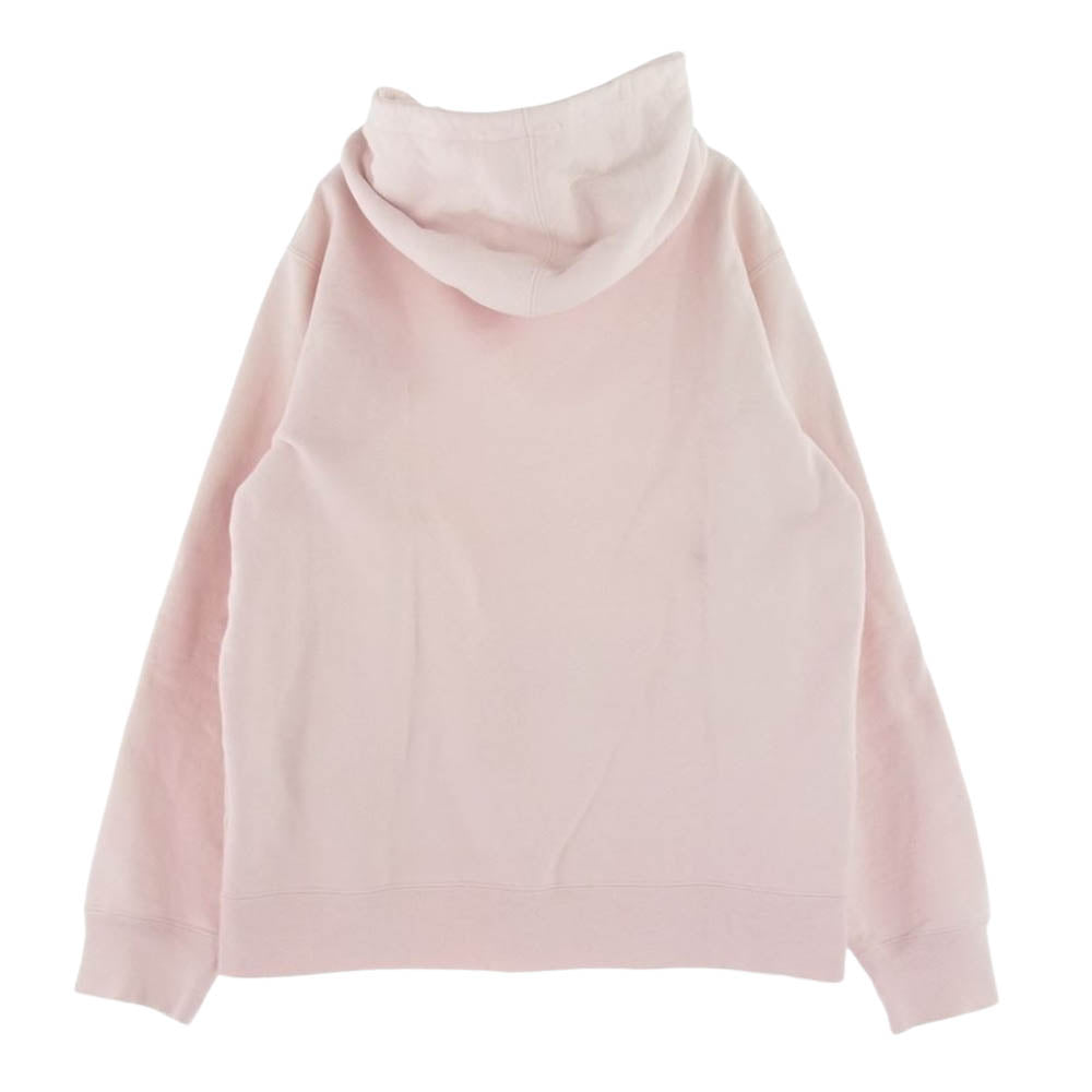 Supreme シュプリーム 17AW Small Box Zip Up Sweatshirt スモール ボックスロゴ ジップアップ スウェットシャツ フーディー パーカー ピンク系 L【中古】