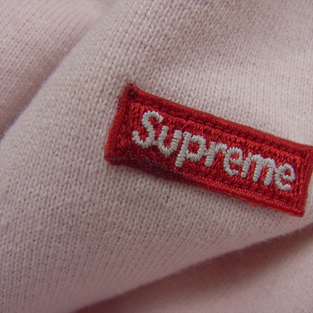 Supreme シュプリーム 17AW Small Box Zip Up Sweatshirt スモール ボックスロゴ ジップアップ スウェットシャツ フーディー パーカー ピンク系 L【中古】