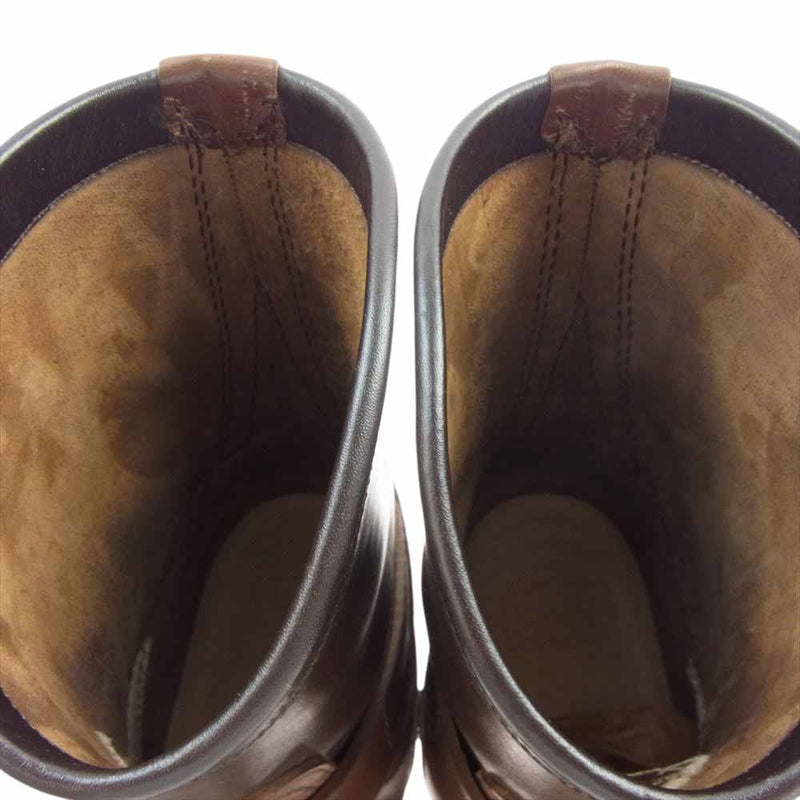 ダッパーズ 40’s Style Short Engineer Boots 40’Ｓショート タイプ エンジニアブーツ ブラウン系  8.5D【中古】