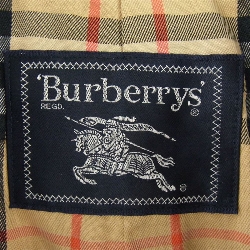 BURBERRY バーバリー BBA83-902-01 裏地ノバチェック ダブル トレンチ コート オフホワイト系【中古】