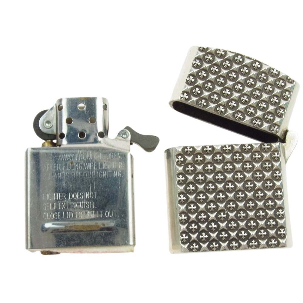 CHROME HEARTS クロムハーツ（原本無） LIGHTER Z PYRAMID PLS ピラミッド プラス ジッポ ライター シルバー系【中古】