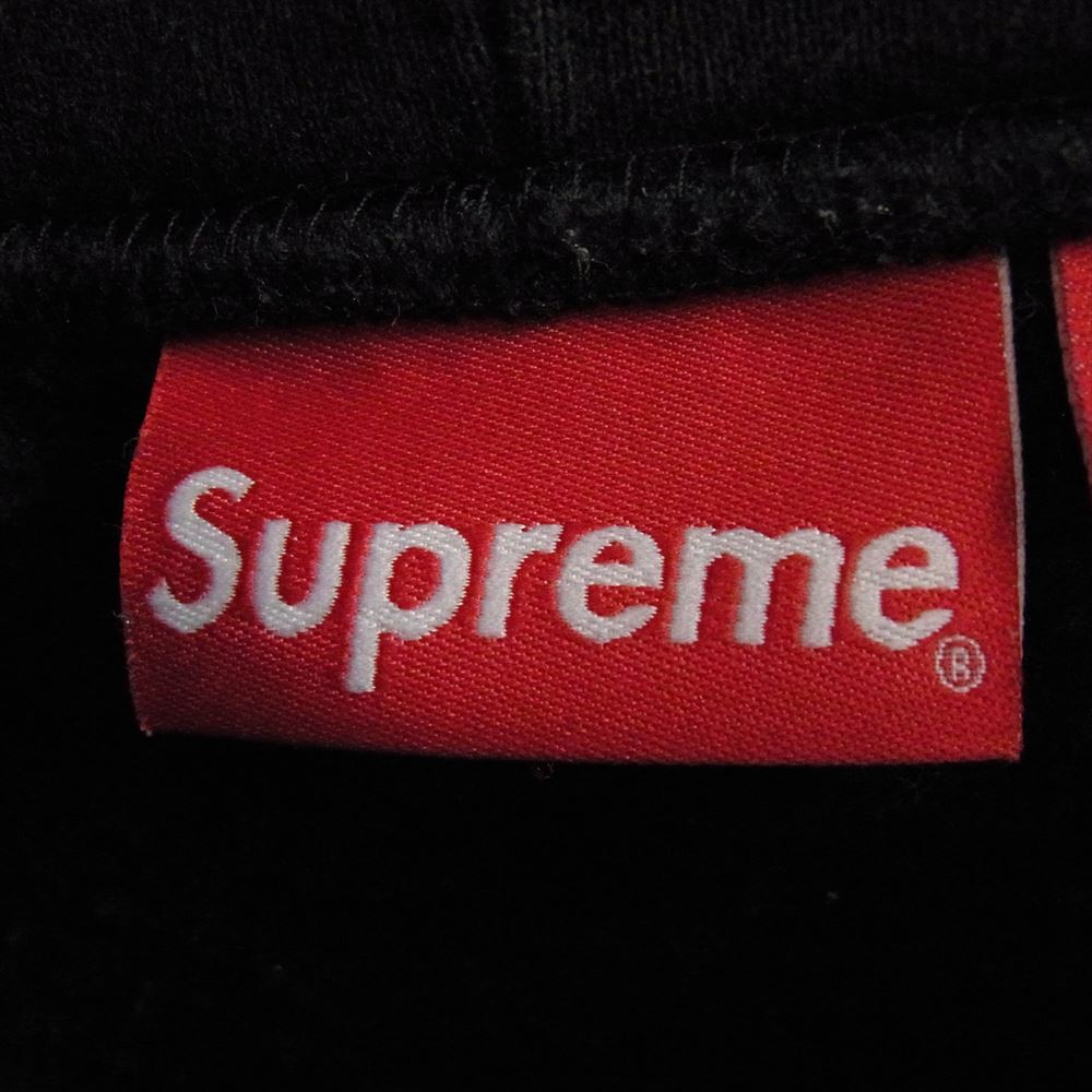 Supreme シュプリーム 22AW S Logo Hooded Sweatshirt S ロゴ ツノ プルオーバー スウェット 長袖 パーカー  ブラック系 M【中古】