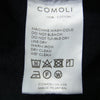 COMOLI コモリ 24SS Z01-05018 コットン ジャージ ベースボール 長袖 Tシャツ ロングスリーブ カットソー ブラック系 2【中古】