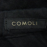 COMOLI コモリ 24SS Z01-03009 ヘンプ カナパ ドロースト リング パンツ  ブラック系 2【中古】