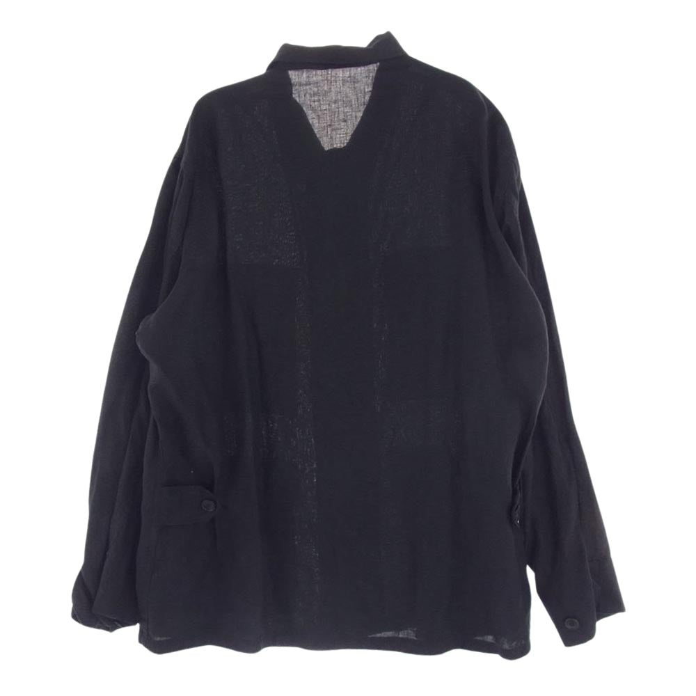 COMOLI コモリ 24SS Z01-01009 KHADI コットン カナパ BDUジャケット ブラック系 2【中古】