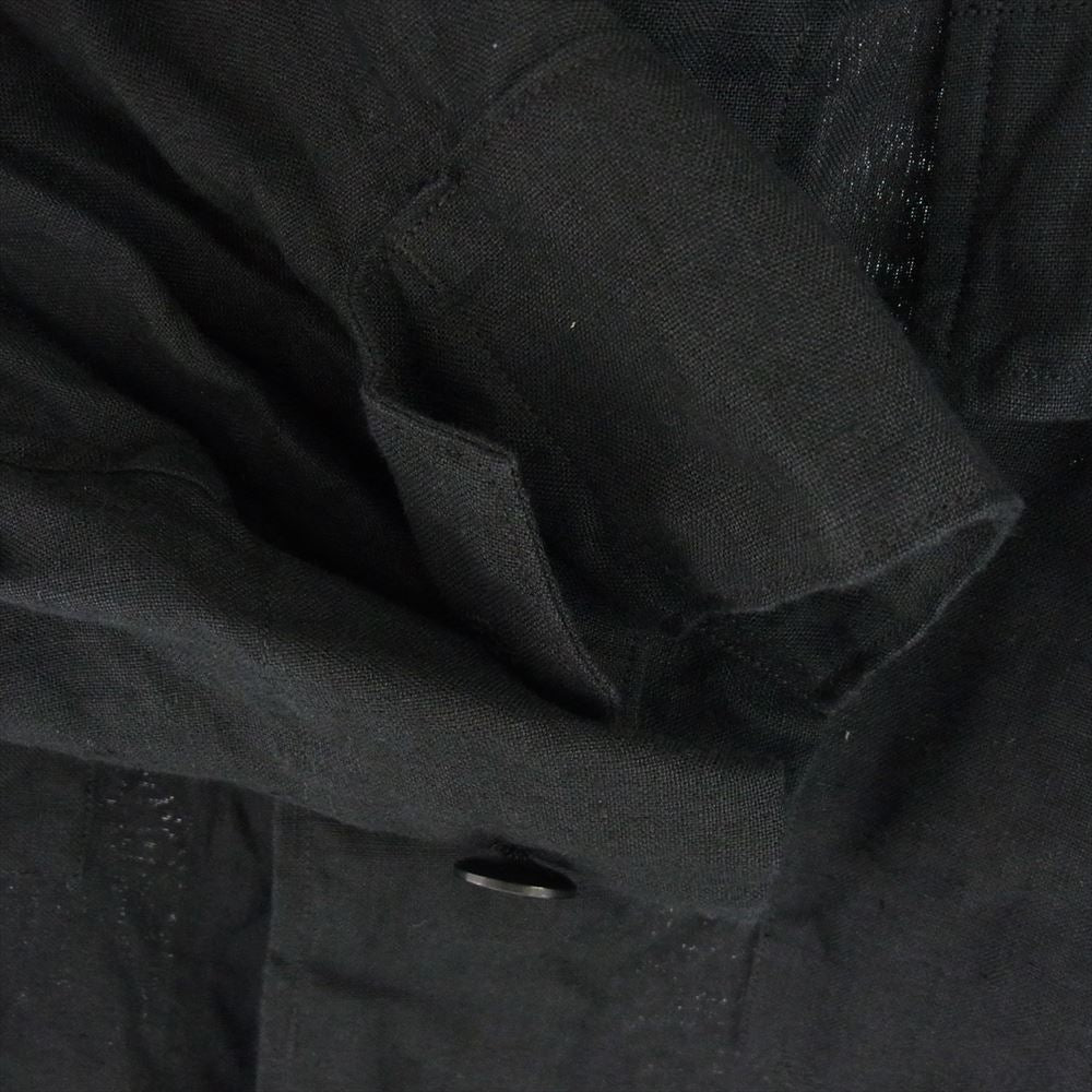 COMOLI コモリ 24SS Z01-01009 KHADI コットン カナパ BDUジャケット ブラック系 2【中古】
