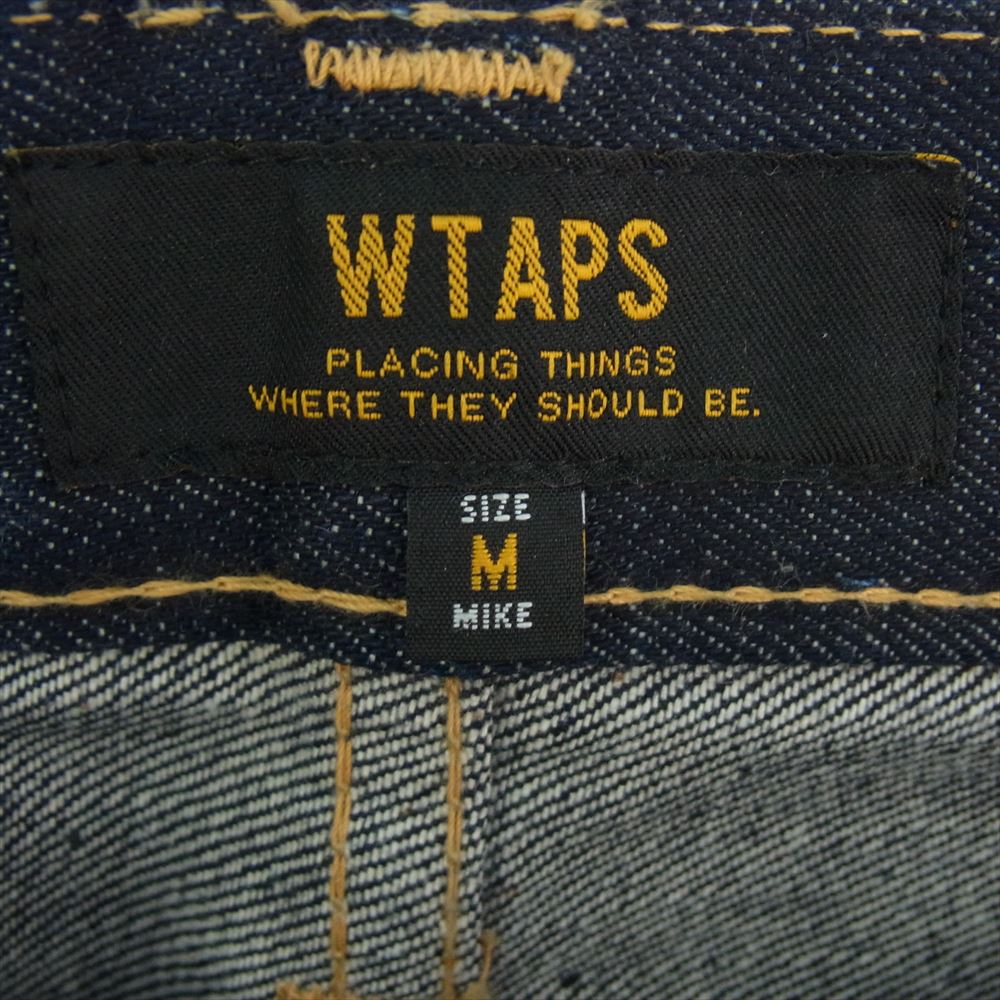 WTAPS ダブルタップス 17SS 171GWDT-PTM06  BLUES BASIC RAW TROUSERS COTTON DENIM ベーシック ロウ トラウザー コットン デニム パンツ インディゴブルー系 M【中古】