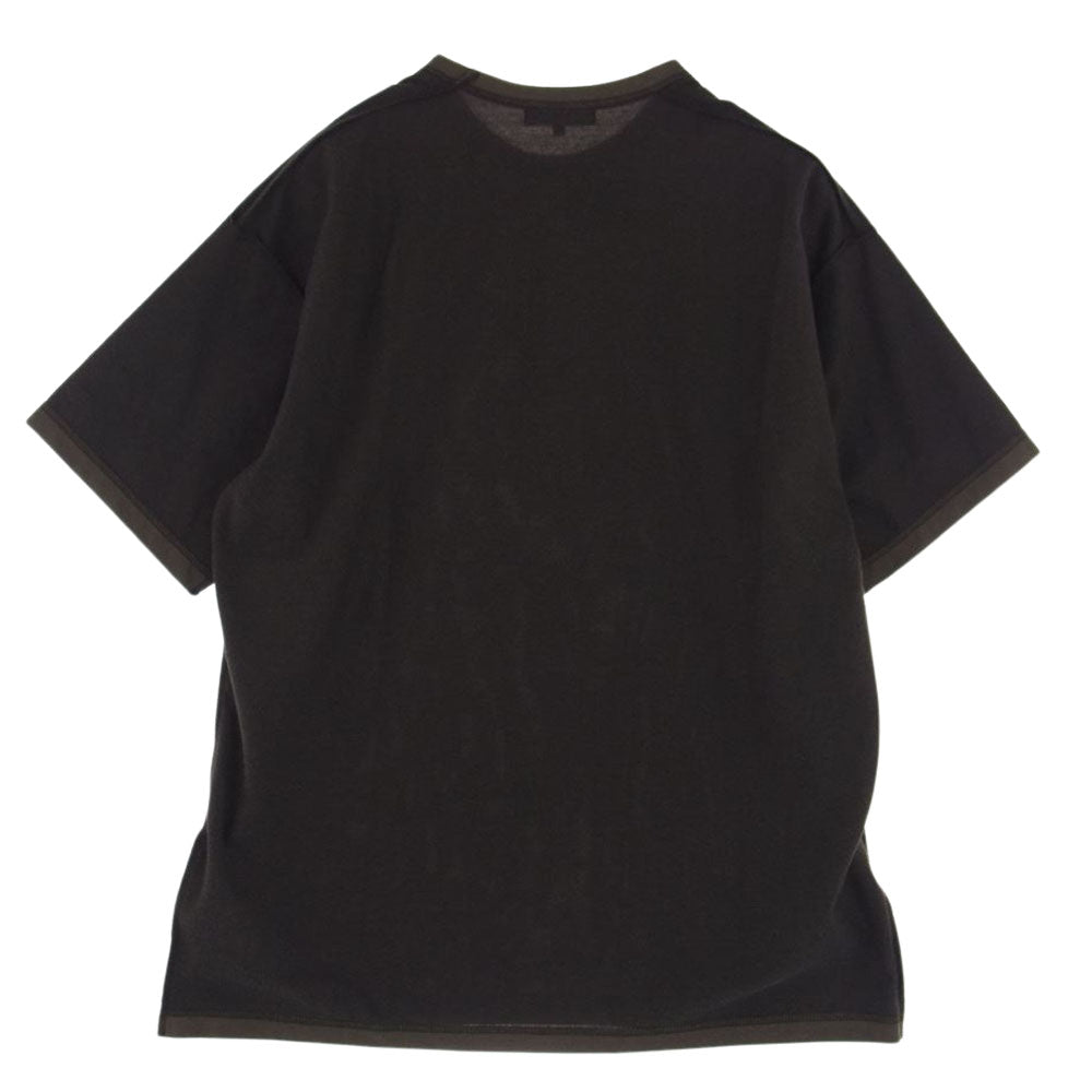 COMME des GARCONS HOMME HOMME コムデギャルソンオムオム 24SS HM-T011-051-1-3 CdGHLOGO INSIDE TEE ロゴ インサイド 半袖 Tシャツ カットソー カーキ系 M【中古】
