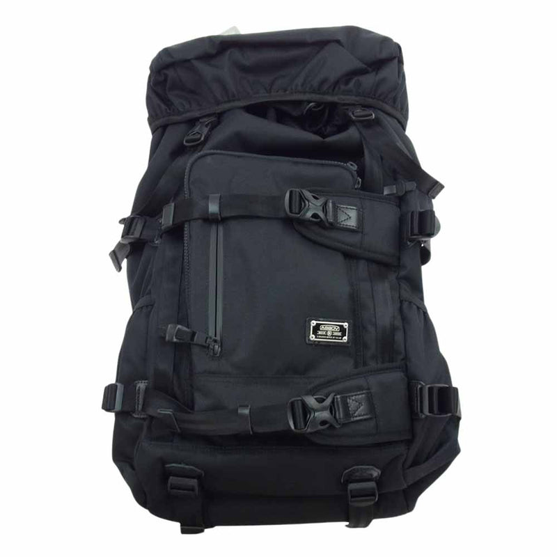 アッソブ CORDURA DOBBY 305D BACK PACK BLACK コーデュラ ドビー バックパック リュック ブラック系【新古品】【未使用】【中古】