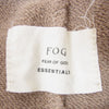 FEAR OF GOD フィアオブゴッド 090233 FOG ESSENTIALS エッセンシャルズ 裾ジップ ジョガー スウェット パンツ ベージュ系 ブラウン系 M【中古】