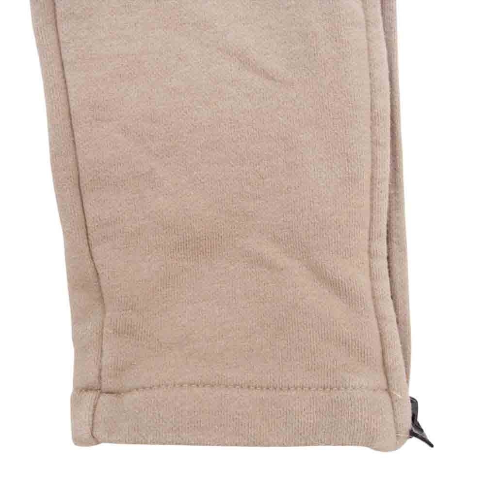 FEAR OF GOD フィアオブゴッド 090233 FOG ESSENTIALS エッセンシャルズ 裾ジップ ジョガー スウェット パンツ ベージュ系 ブラウン系 M【中古】