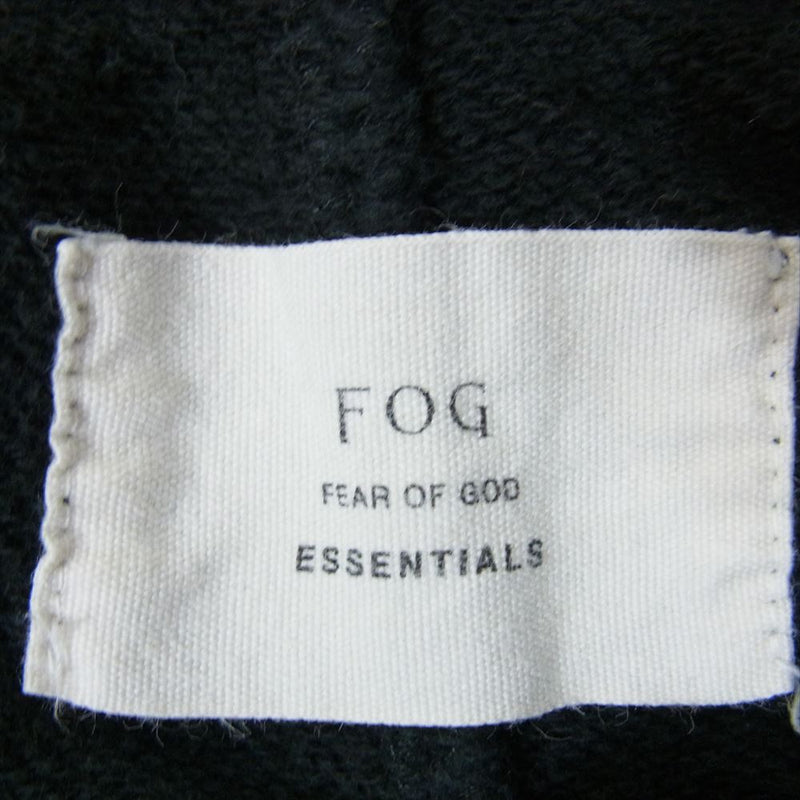 FEAR OF GOD フィアオブゴッド 090233 FOG ESSENTIALS エッセンシャルズ 裾ジップ ジョガー スウェット パンツ ブラック系 M【中古】