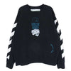 OFF-WHITE オフホワイト OMBA037R20E30005 DRIPPING ARROWS ドリッピング アロー クロスドアロー スウェット ブラック系 S【中古】