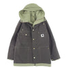 Sacai サカイ 24SS 24-03390M × Carhartt カーハート WIP ダブリューアイピー Reversible Coat リバーシブル ダック コート グレー グレー系 グリーン系 2【美品】【中古】