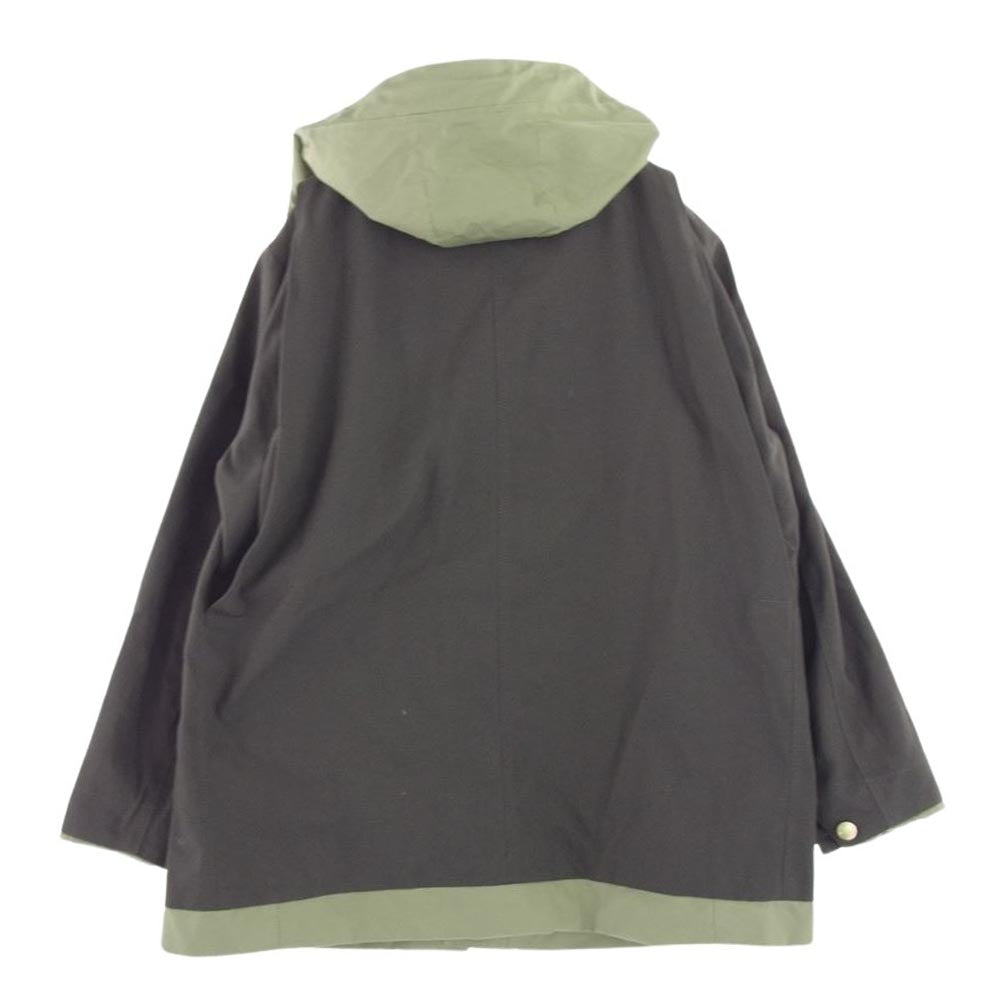 Sacai サカイ 24SS 24-03390M × Carhartt カーハート WIP ダブリューアイピー Reversible Coat リバーシブル ダック コート グレー グレー系 グリーン系 2【美品】【中古】